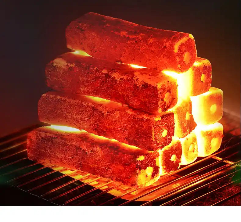 Burning Charcoal Rods