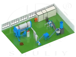 Charcoal Briquette Making Machine Line