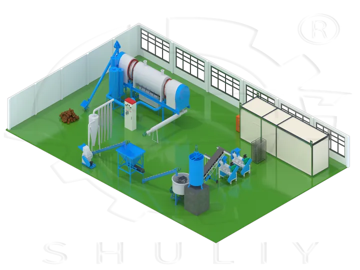 Charcoal Briquette Production Line For Sale