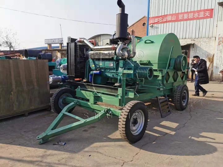 Machine de concassage de bois à vendre