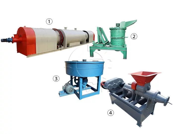 charcoal briquette production line