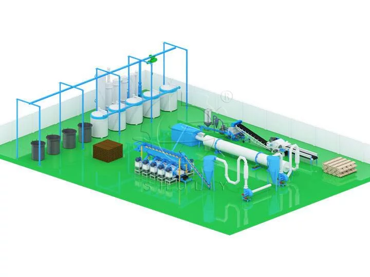 Línea de producción de máquinas para fabricar carbón.