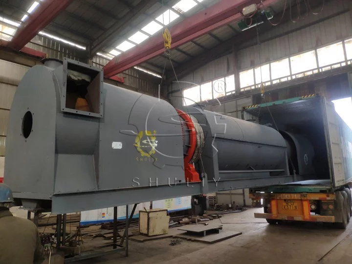 continuous carbonization machine delivery site