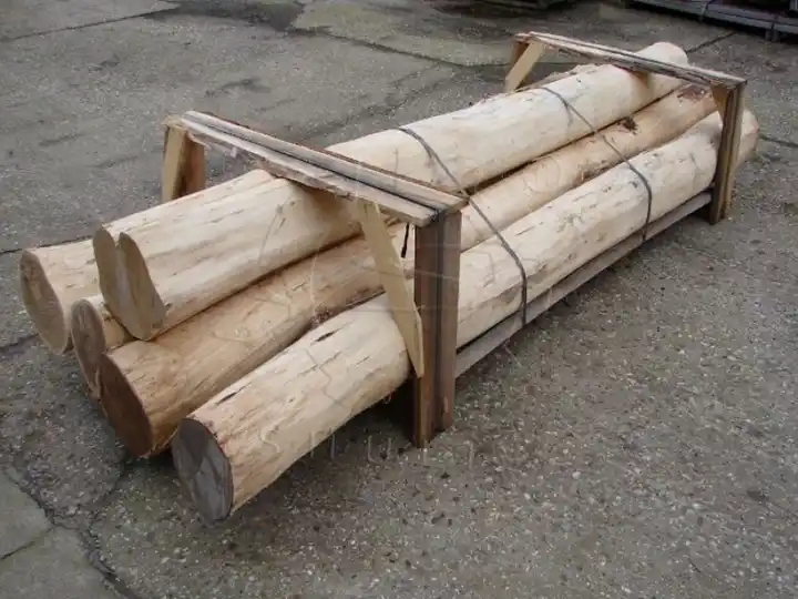 peeled wood