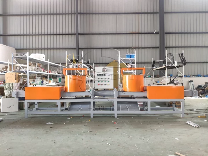 sawdust block making machine