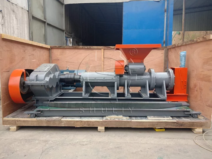 Charcoal briquette press machine exported to Iraq