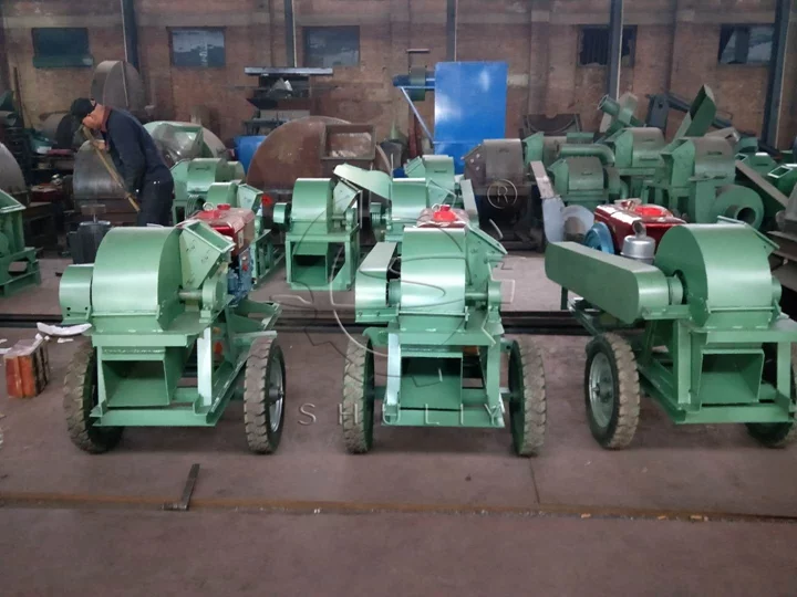 wood crushing machine