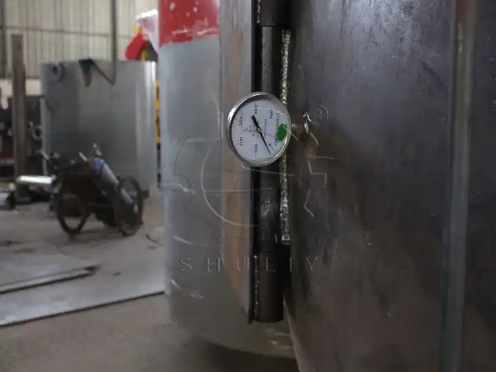 भट्ठे का तापमान पता लगाएँ