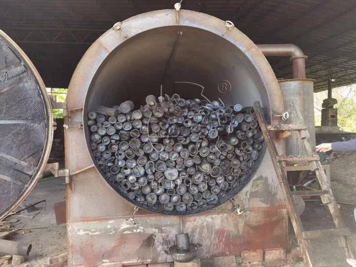 automatic bamboo charcoal machine