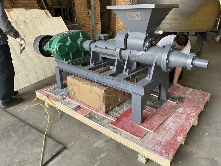 charcoal briquette making machine delivery