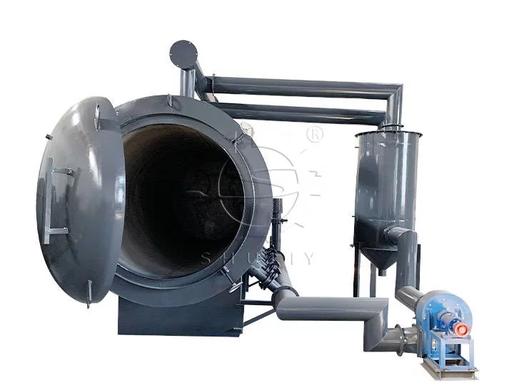 horizontal charcoal furnace for sale