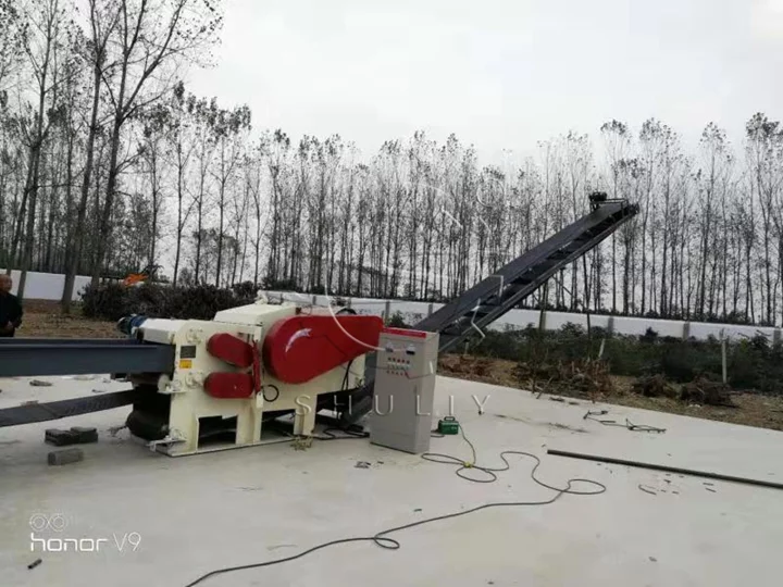 machine de fabrication de copeaux de bois pour la transformation du bois