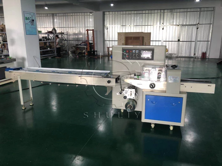 horizontal flow wrap machine