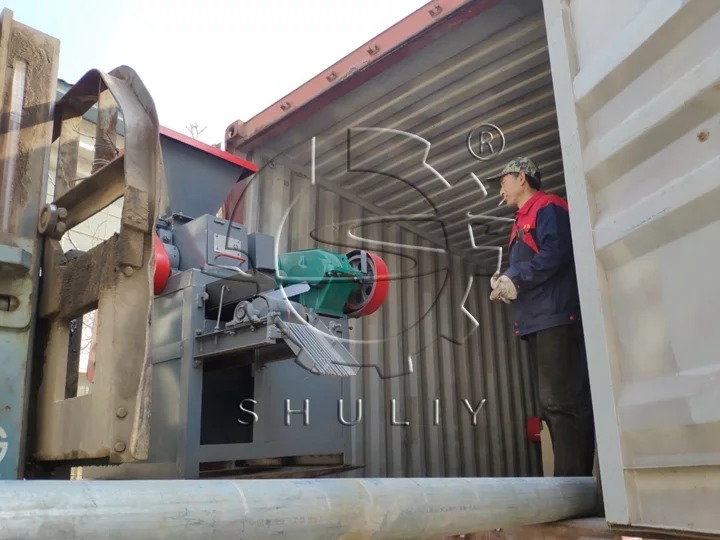 Machine de presse à boulets de charbon exportée