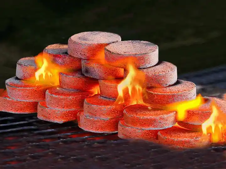 Charbon à hookah Ignited