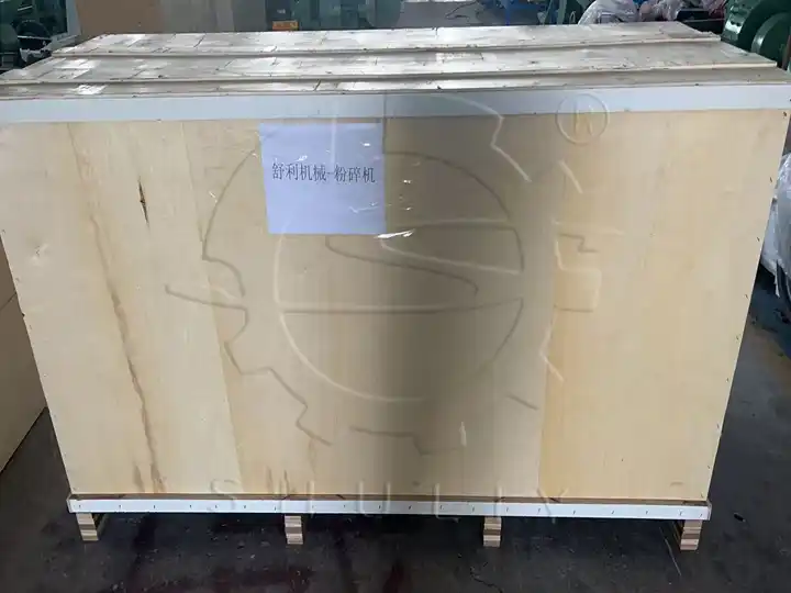 Máquina Trituradora de Madera Empacada y Lista para el Envío