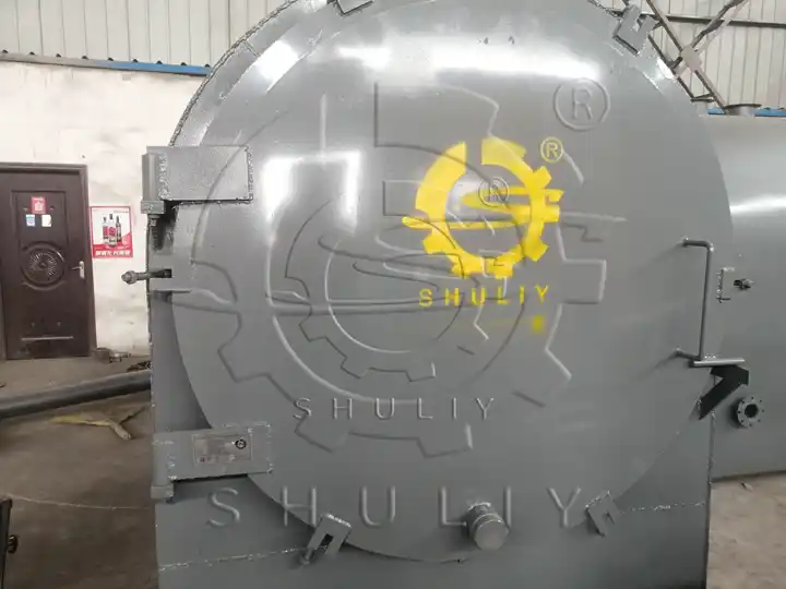 horizontal charcoal carbonization furnace