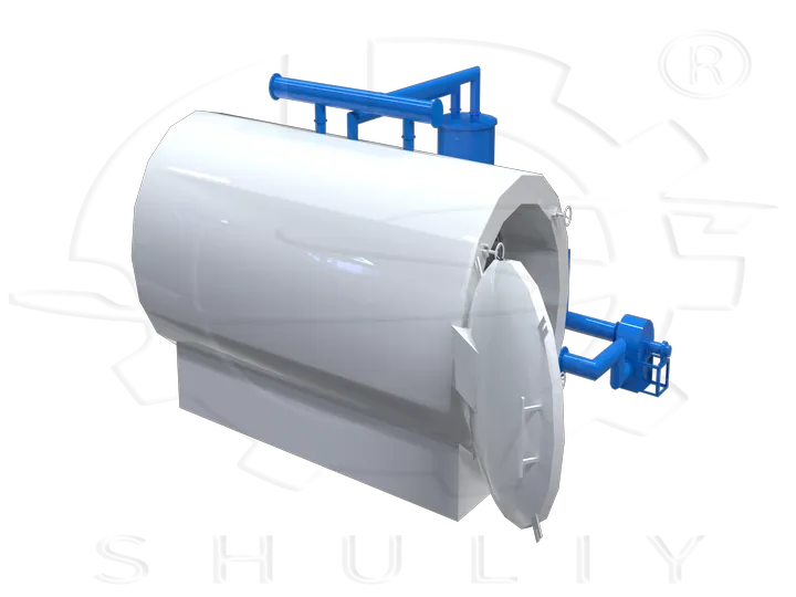 Tungku Karbonisasi Horisontal