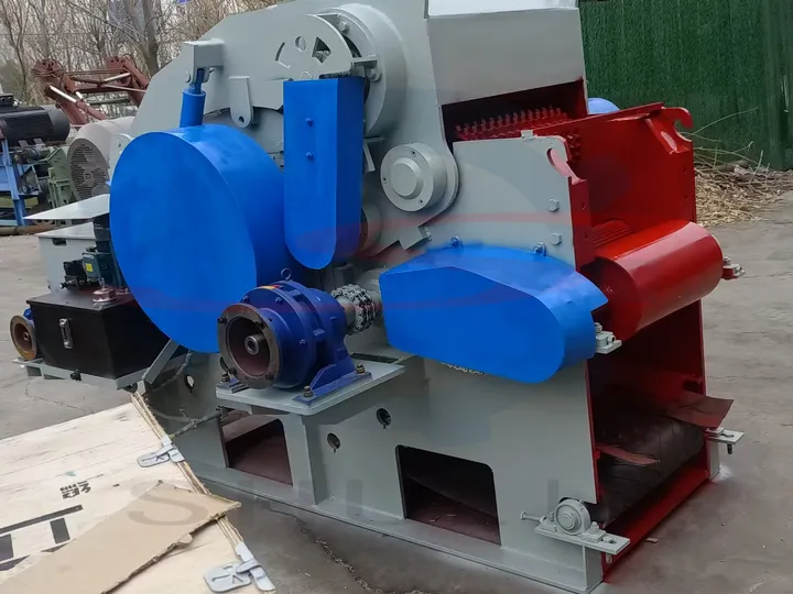 Industrial Drum Wood Chipper Machine For Hardwood And Branch Chipping